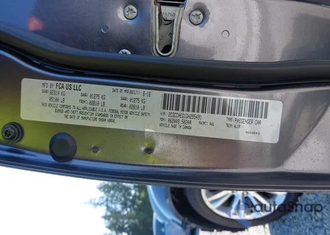 2016 Chrysler 300C from USA, damaged, VIN 2C3CCAEG1GH295491